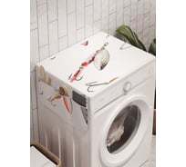 Органайзер для хранения Ambesonne "Различная блесна" на стиральную машину, 45x120 см, cwm_21309