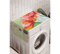 Органайзер для хранения Ambesonne "Цветочная аура" на стиральную машину, 45x120 см, cwm_30221