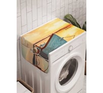 Органайзер для хранения Ambesonne "Привязанная лодка" на стиральную машину, 45x120 см, cwm_19689