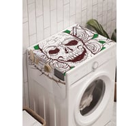 Органайзер для хранения Ambesonne "Череп -страж" на стиральную машину, 45x120 см, cwm_21372