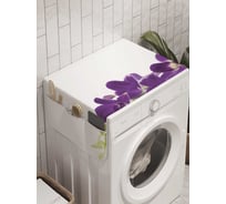 Органайзер для хранения Ambesonne "Цветочный плот" на стиральную машину, 45x120 см, cwm_8683