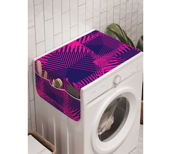 Органайзер для хранения Ambesonne "Вышивание красками" на стиральную машину, 45x120 см, cwm_22122 1