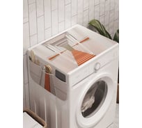 Органайзер для хранения Ambesonne "Модернизированные коридоры" на стиральную машину, 45x120 см, cwm_22121