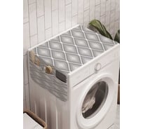 Органайзер для хранения Ambesonne "Волнистая плитка" на стиральную машину, 45x120 см, cwm_21702