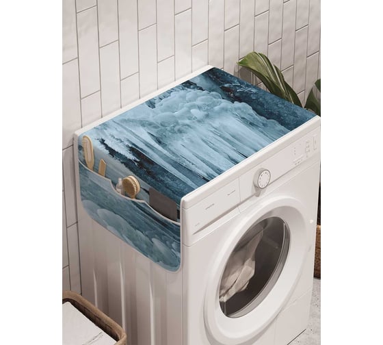 Органайзер для хранения Ambesonne "Длительная мерзлота" на стиральную машину, 45x120 см, cwm_21807 1