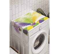 Органайзер для хранения Ambesonne "Маска с перьями" на стиральную машину, 45x120 см, cwm_9462