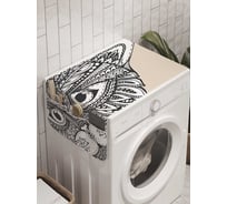 Органайзер для хранения Ambesonne "Завистливый кот" на стиральную машину, 45x120 см, cwm_8290