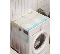 Органайзер для хранения Ambesonne "Стрекоза в клетку" на стиральную машину, 45x120 см, cwm_5429