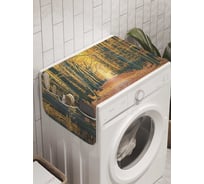 Органайзер для хранения Ambesonne "Лесная бесконечность" на стиральную машину, 45x120 см, cwm_8941