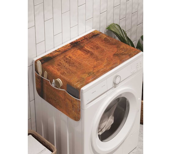 Органайзер для хранения Ambesonne "Лесные гущи" на стиральную машину, 45x120 см, cwm_6625 1