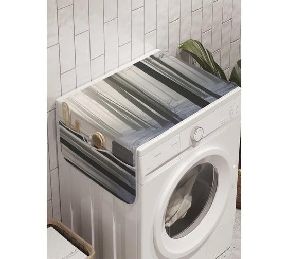 Органайзер для хранения Ambesonne "Зимнее утро в лесу" на стиральную машину, 45x120 см, cwm_9311 1