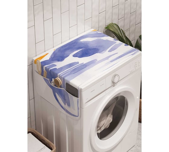 Органайзер для хранения Ambesonne "Солнечный дождь" на стиральную машину, 45x120 см, cwm_19769 1