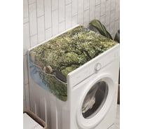 Органайзер для хранения Ambesonne "Цветущий сад" на стиральную машину, 45x120 см, cwm_8669