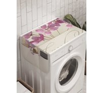 Органайзер для хранения Ambesonne "Цветочное спасибо" на стиральную машину, 45x120 см, cwm_9023