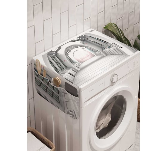 Органайзер для хранения Ambesonne "Яркий тоннель" на стиральную машину, 45x120 см, cwm_22120 1