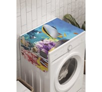 Органайзер для хранения Ambesonne "Рыбная мода" на стиральную машину, 45x120 см, cwm_9239
