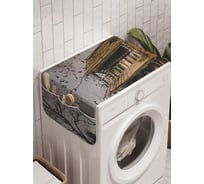 Органайзер для хранения Ambesonne "Заброшенный дом" на стиральную машину, 45x120 см, cwm_19830