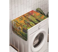 Органайзер для хранения Ambesonne "Октябрьская аллея" на стиральную машину, 45x120 см, cwm_6985
