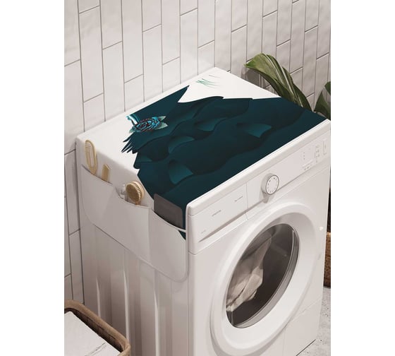 Органайзер для хранения Ambesonne "Вечернее платье" на стиральную машину, 45x120 см, cwm_19092 1