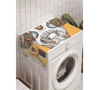 Органайзер для хранения Ambesonne "Сказочный вихрь" на стиральную машину, 45x120 см, cwm_6843