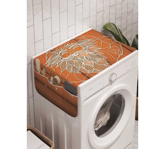 Органайзер для хранения Ambesonne "Дух рождества" на стиральную машину, 45x120 см, cwm_5643 1