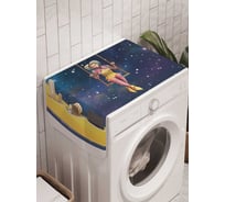 Органайзер для хранения Ambesonne "Лунный банан" на стиральную машину, 45x120 см, cwm_5521
