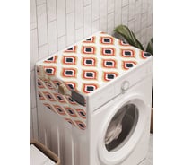 Органайзер для хранения Ambesonne "Уютные фигуры" на стиральную машину, 45x120 см, cwm_14337