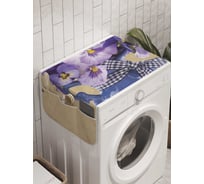 Органайзер для хранения Ambesonne "Ваза и птицы" на стиральную машину, 45x120 см, cwm_8647