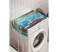 Органайзер для хранения Ambesonne "Рыба в кругу" на стиральную машину, 45x120 см, cwm_4637