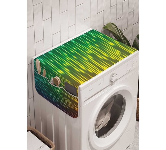 Органайзер для хранения Ambesonne "Светящийся дождь" на стиральную машину, 45x120 см, cwm_19804 1