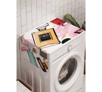 Органайзер для хранения Ambesonne "Внутри косметички" на стиральную машину, 45x120 см, cwm_19102