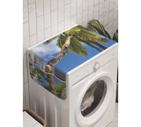 Органайзер для хранения Ambesonne "Тень пальмы" на стиральную машину, 45x120 см, cwm_8681