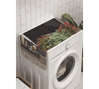 Органайзер для хранения Ambesonne "Домашний цветок" на стиральную машину, 45x120 см, cwm_9201