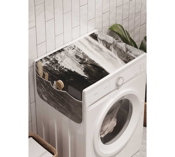 Органайзер для хранения Ambesonne "Леденящая река" на стиральную машину, 45x120 см, cwm_19033 1