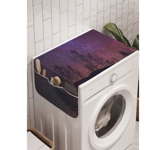Органайзер для хранения Ambesonne "Ночное небо" на стиральную машину, 45x120 см, cwm_19833