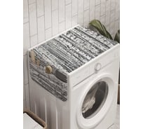 Органайзер для хранения Ambesonne "Зима в березовом лесу" на стиральную машину, 45x120 см, cwm_9352