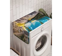 Органайзер для хранения Ambesonne "Горы у озера" на стиральную машину, 45x120 см, cwm_8544