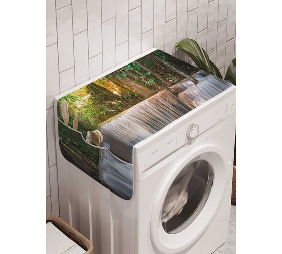 Органайзер для хранения Ambesonne "Природное художество" на стиральную машину, 45x120 см, cwm_21806 1