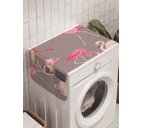 Органайзер для хранения Ambesonne "Парад фламинго" на стиральную машину, 45x120 см, cwm_4282