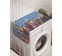 Органайзер для хранения Ambesonne "Остров небоскребов" на стиральную машину, 45x120 см, cwm_8308