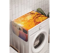 Органайзер для хранения Ambesonne "Осенняя радость" на стиральную машину, 45x120 см, cwm_19298