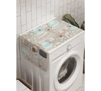 Органайзер для хранения Ambesonne "Слоны с узорами" на стиральную машину, 45x120 см, cwm_8168