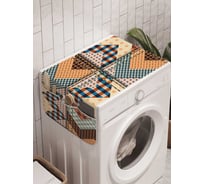 Органайзер для хранения Ambesonne "Зигзаги со швами" на стиральную машину, 45x120 см, cwm_18873