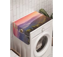 Органайзер для хранения Ambesonne "По утренним холмам" на стиральную машину, 45x120 см, cwm_8236