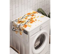 Органайзер для хранения Ambesonne "Воробьи ждут осень" на стиральную машину, 45x120 см, cwm_18849