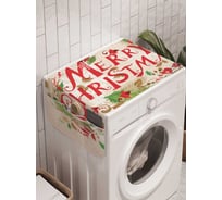 Органайзер для хранения Ambesonne "Счастливого Рождества" на стиральную машину, 45x120 см, cwm_5523