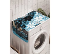 Органайзер для хранения Ambesonne "Цветочная противоположность" на стиральную машину, 45x120 см, cwm_19237