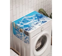 Органайзер для хранения Ambesonne "Зимние скалы" на стиральную машину, 45x120 см, cwm_15287