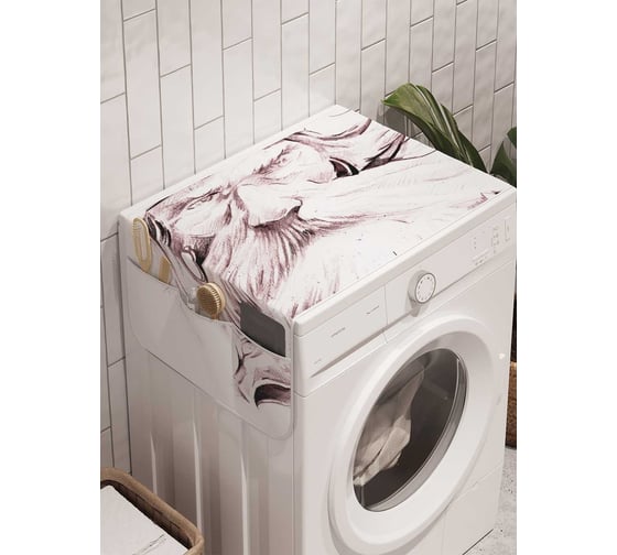 Органайзер для хранения Ambesonne "Взгляд викинга" на стиральную машину, 45x120 см, cwm_22178 1