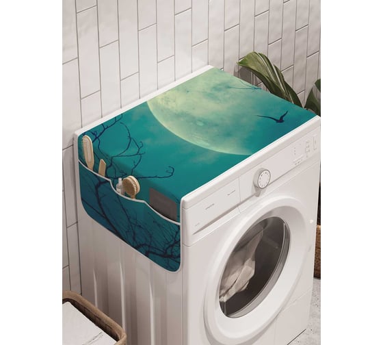 Органайзер для хранения Ambesonne "Лунная ночь" на стиральную машину, 45x120 см, cwm_22076 1